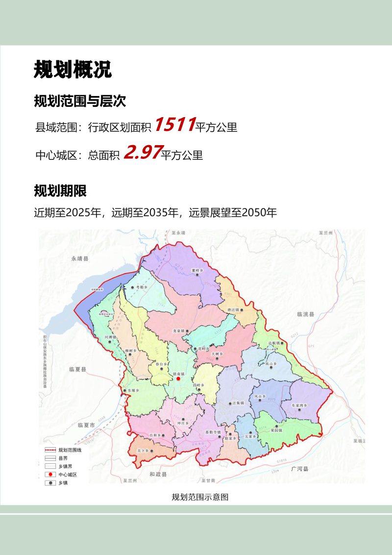 甘肃省东乡族自治县国土空间总体规划（2021-2035年）第3页