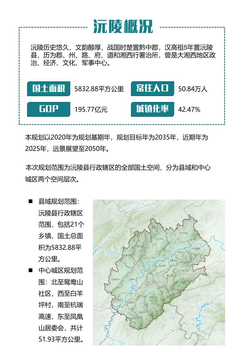 湖南省沅陵县国土空间总体规划（2021-2035年）公示稿第3页