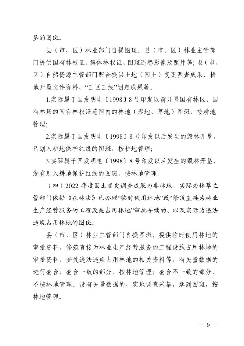 安徽省以第三次全国国土调查成果为基础开展林地管理图斑共同确认落图技术方案第3页
