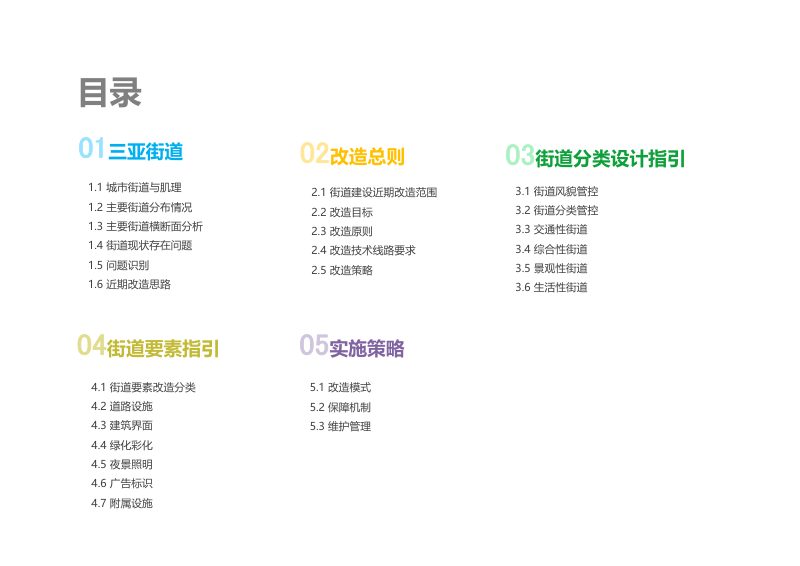 三亚市街道精品化近期改造实施指引第2页