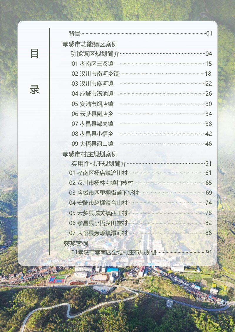 孝感市功能镇区和村庄规划案例图集第2页
