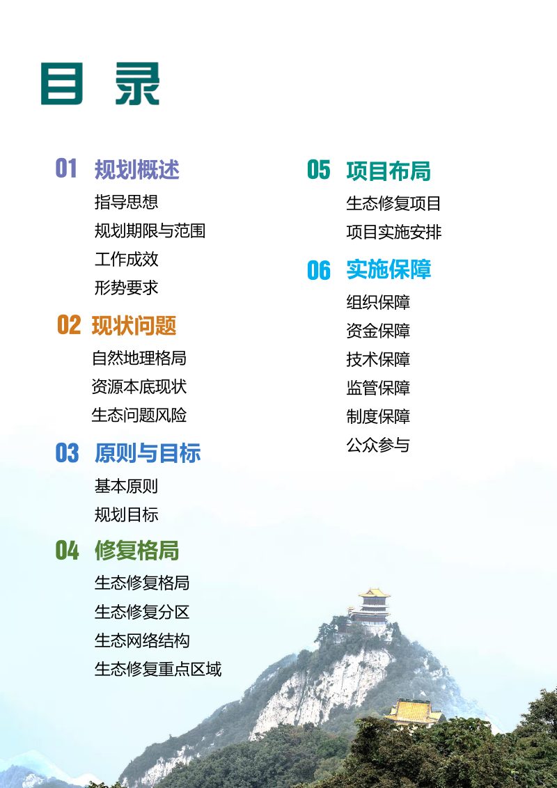 西安市国土空间生态修复规划（2021-2035年）第3页