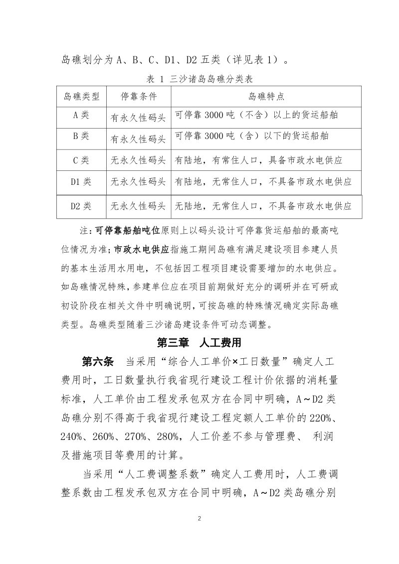 三沙市建设工程计价办法（2023版）第2页