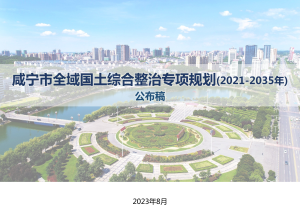 咸宁市全域国土综合整治专项规划（2021-2035年）